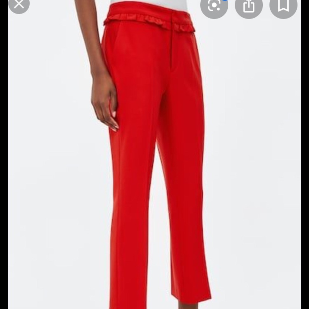 Red dress pants